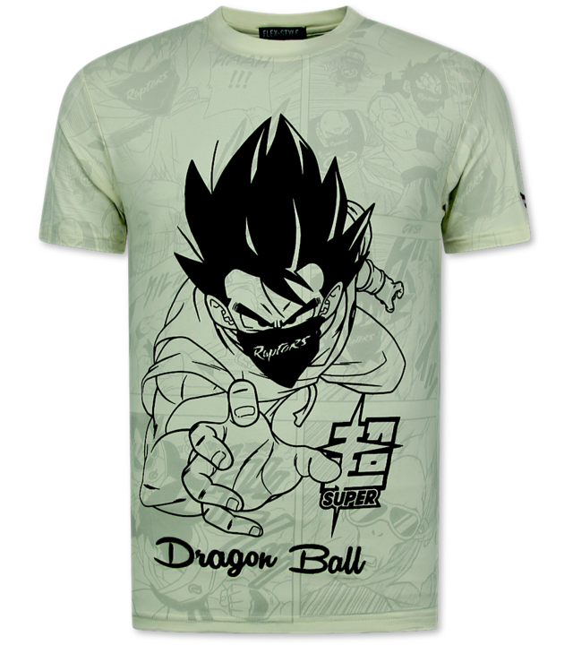 Top Star Twinset Dragon Ball - Sommerset Herren - Co ord set Dragon Ball - Kombisets - 1688 - Beige