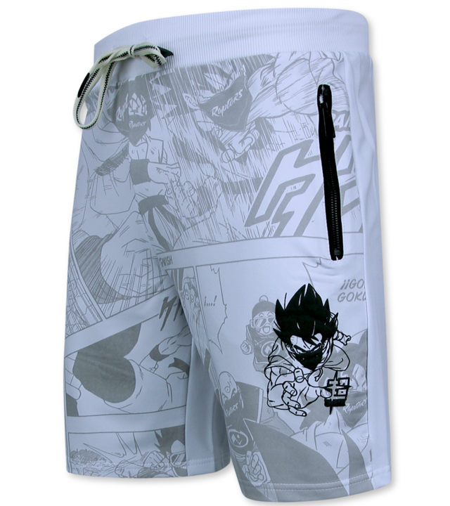 Top Star Twinset Dragon Ball - Sommerset Herren - Co ord set Dragon Ball - Kombisets - 1681 - Weiß