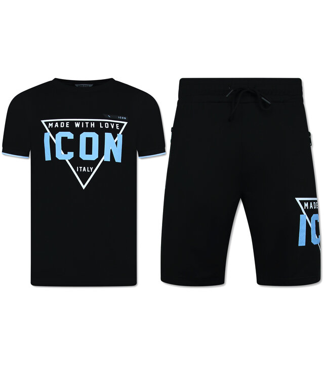 Top Star Sommerset Herren ICON - Twinset ICON - Kombisets - 11818 - Schwarz/ Blau