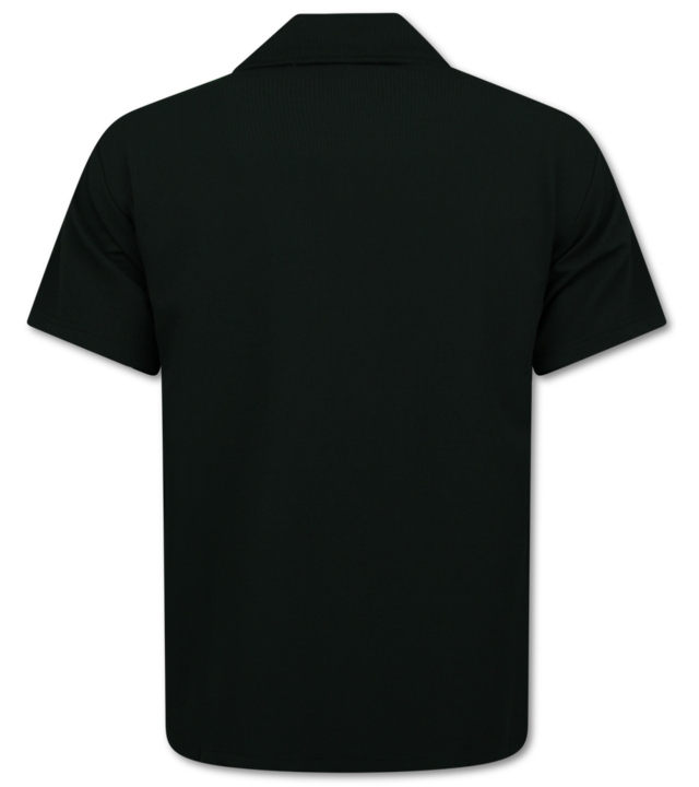 Enos Twinset - Geripptes Oversized Shirt - Sommerset Herren - Zweiteiler - Co ord Set - 915 - Schwarz