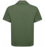 Enos Twinset - Geripptes Oversized Shirt - Sommerset Herren - Zweiteiler - Co ord Set - 915 - Grün