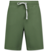 Enos Twinset - Geripptes Oversized Shirt - Sommerset Herren - Zweiteiler - Co ord Set - 915 - Grün