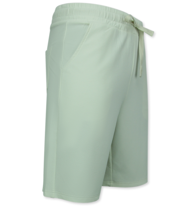 Enos Twinset - Ribbed Oversized Shirt - Sommerset Herren - Zweiteiler - Co ord Set - 915 - Beige