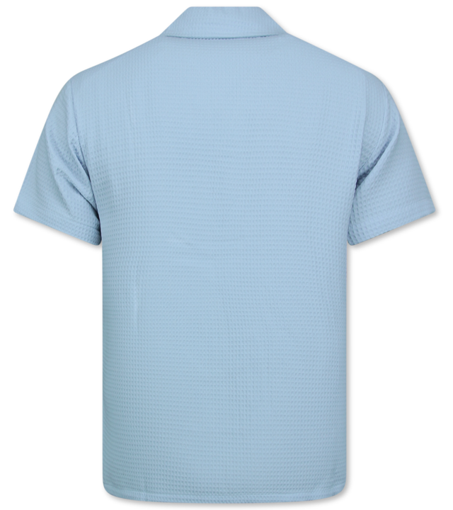 Martina Geripptes Oversized Shirt - Sommerset Herren - Zweiteiler - Co ord Set - 0095 - Blau