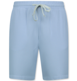 Martina Geripptes Oversized Shirt - Sommerset Herren - Zweiteiler - Co ord Set - 0095 - Blau