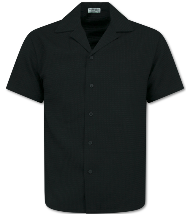 Martina Geripptes Oversized Shirt - Sommerset Herren - Zweiteiler - Co ord Set - 0095 - Schwarz