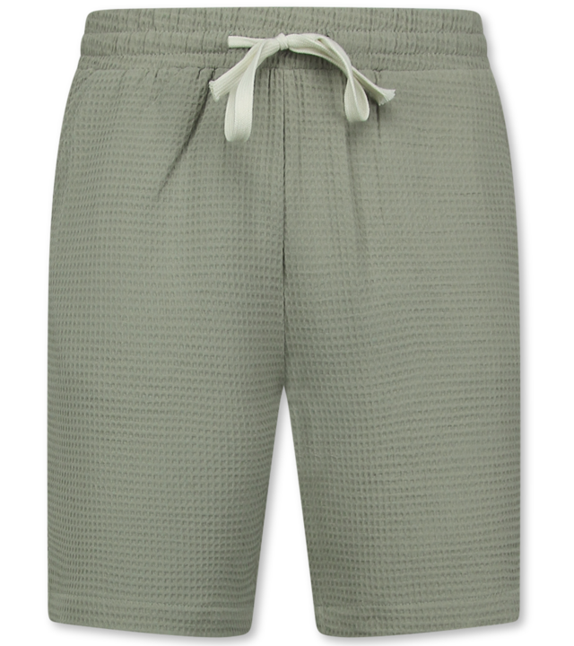 Martina Geripptes Oversized Shirt - Sommerset Herren - Zweiteiliges Set - Co ord Set - 0095 - Grau