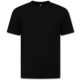 T-Shirt Herren Oversize - Uni T-Shirt Weiß - 6530 - Schwarz