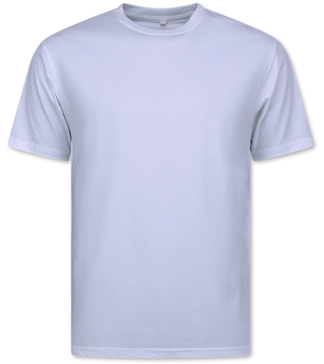 New Ment T-Shirt Herren Oversize - Uni T-Shirt Blank - 6530 - Weiß