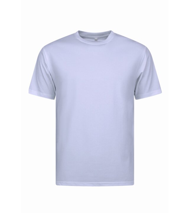 New Ment T-Shirt Herren Oversize - Uni T-Shirt Blank - 6530 - Weiß