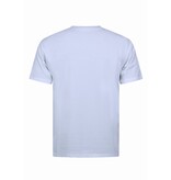 New Ment T-Shirt Herren Oversize - Uni T-Shirt Blank - 6530 - Weiß