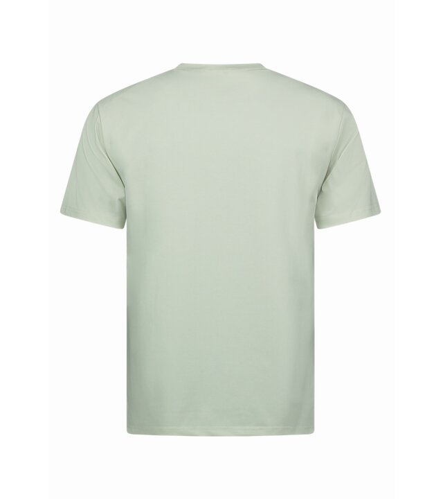 New Ment T-Shirt Herren Oversize - Uni T-Shirt Weiß - 6530 - Beige