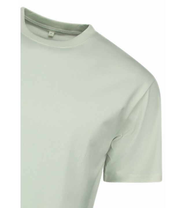 New Ment T-Shirt Herren Oversize - Uni T-Shirt Weiß - 6530 - Beige