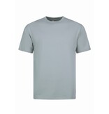 New Ment T-Shirt Herren Oversize - Uni T-Shirt Weiß - 6530 - Grau