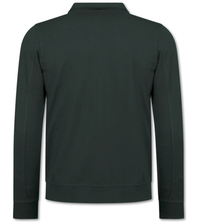 Baker's Herren Unterhemden mit Reißverschluss - Ohne Kapuze - Herren Sweatweste - 579 - Schwarz