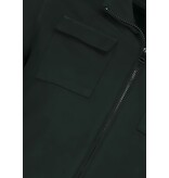 Baker's Herren Unterhemden mit Reißverschluss - Ohne Kapuze - Herren Sweatweste - 579 - Schwarz