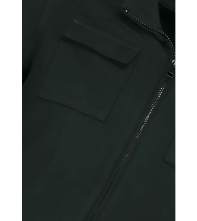 Baker's Herren Unterhemden mit Reißverschluss - Ohne Kapuze - Herren Sweatweste - 579 - Schwarz