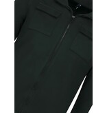 Baker's Herren Unterhemden mit Reißverschluss - Ohne Kapuze - Herren Sweatweste - 579 - Schwarz