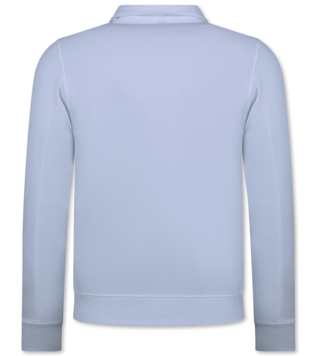 Baker's Herren Unterhemden mit Reißverschluss - Ohne Kapuze - Sweatweste Herren - 579 - Weiß