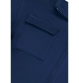 Baker's Herren Unterhemden mit Reißverschluss - Ohne Kapuze - Sweatweste Herren - 579 - Blau