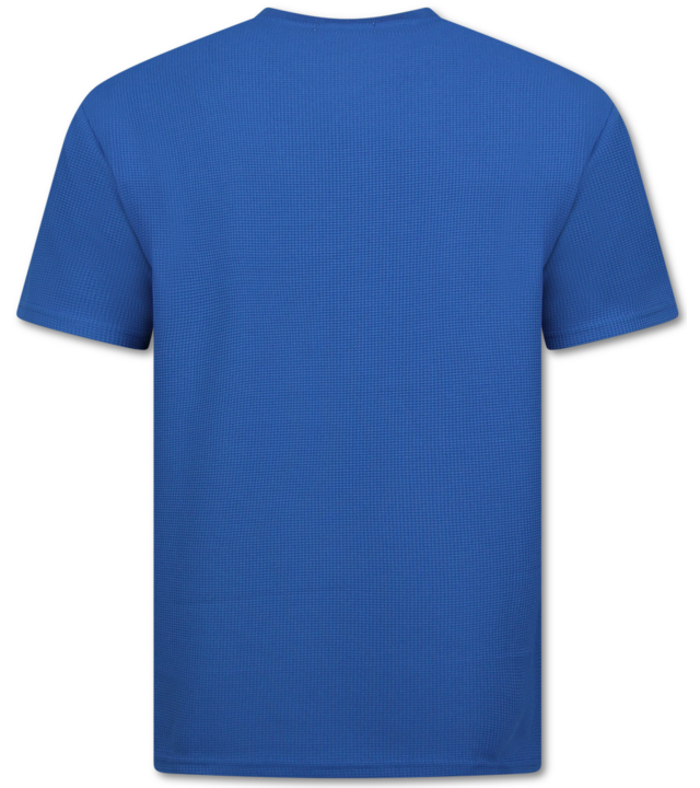 Enos Herren Sommer Set – Ribbed  Oversized Twinset – Kombi Set – F 918 – Blau