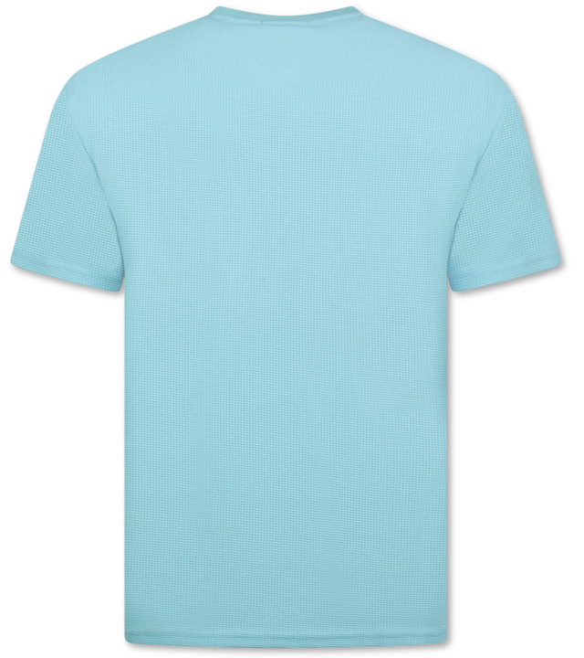 Enos Herren Sommer Set – Ribbed  Oversized Twinset – Kombi Set – F 918 – Turquoise