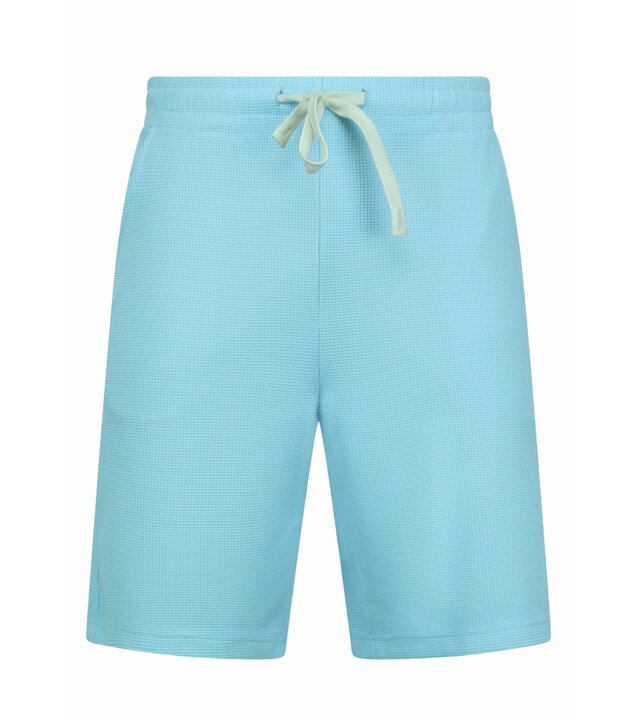 Enos Herren Sommer Set – Ribbed  Oversized Twinset – Kombi Set – F 918 – Turquoise