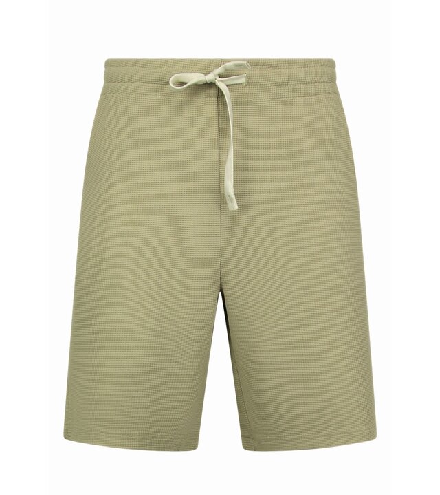 Enos Herren Sommer Set – Ribbed  Oversized Twinset – Kombi Set – F 918 – Braun