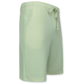 Enos Herren Sommer Set – Ribbed  Oversized Twinset – Kombi Set – F 918 – Beige