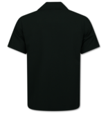 Enos Twinset – Geripptes Oversize Hemd – Sommer Set für Herren – Zweiteiliges Set – Kombi Set – F 915 – Schwarz