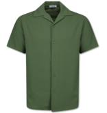 Enos Twinset – Geripptes Oversize Hemd – Sommer Set für Herren – Zweiteiliges Set – Kombi Set – F 915 – Grün