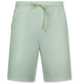 Enos Twinset – Geripptes Oversize Hemd – Sommer Set für Herren – Zweiteiliges Set – Kombi Set – F 915 – Beige