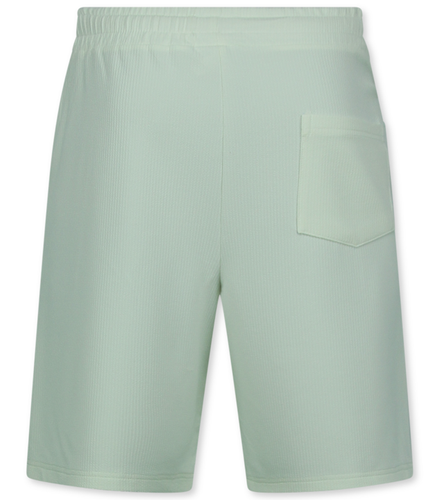 Enos Twinset – Geripptes Oversize Hemd – Sommer Set für Herren – Zweiteiliges Set – Kombi Set – F 915 – Beige