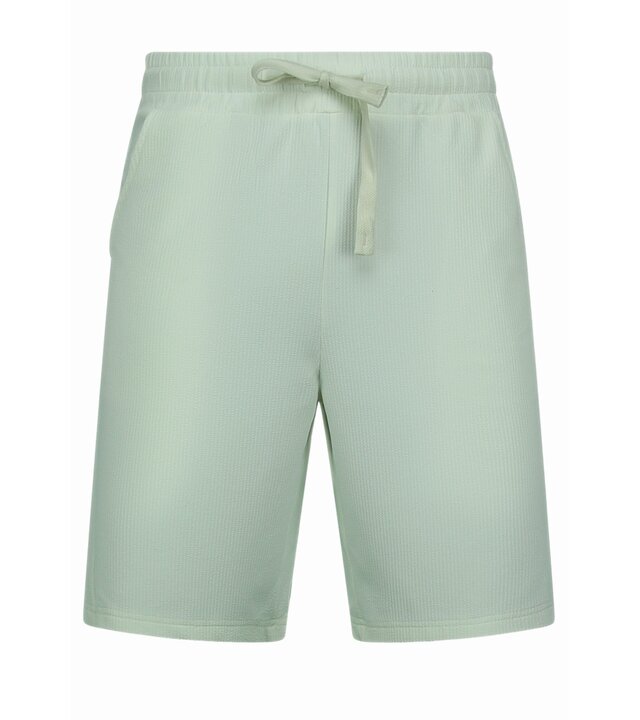 Enos Twinset – Geripptes Oversize Hemd – Sommer Set für Herren – Zweiteiliges Set – Kombi Set – F 915 – Beige