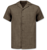 Enos Leinen Twinset – Leinen Sommerset für Herren – Leinenhemd für Herren – Leinenhose für Herren – MG 011 – Braun