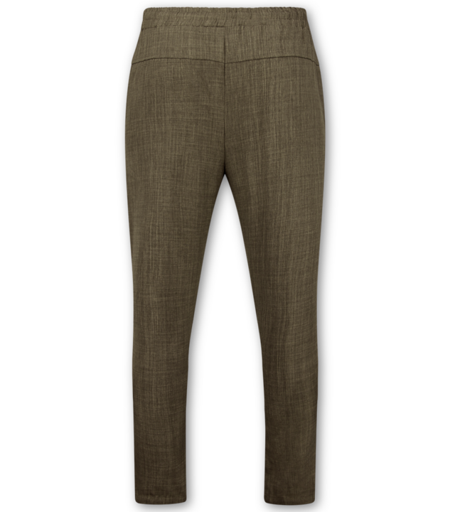 Enos Leinen Twinset – Leinen Sommerset für Herren – Leinenhemd für Herren – Leinenhose für Herren – MG 011 – Braun