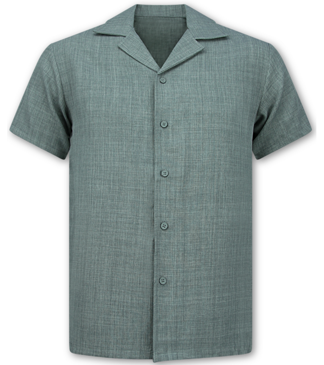 Enos Leinen Twinset – Leinen Sommerset für Herren – Leinenhemd für Herren – Sommerhose für Herren – MG 011 – Grau