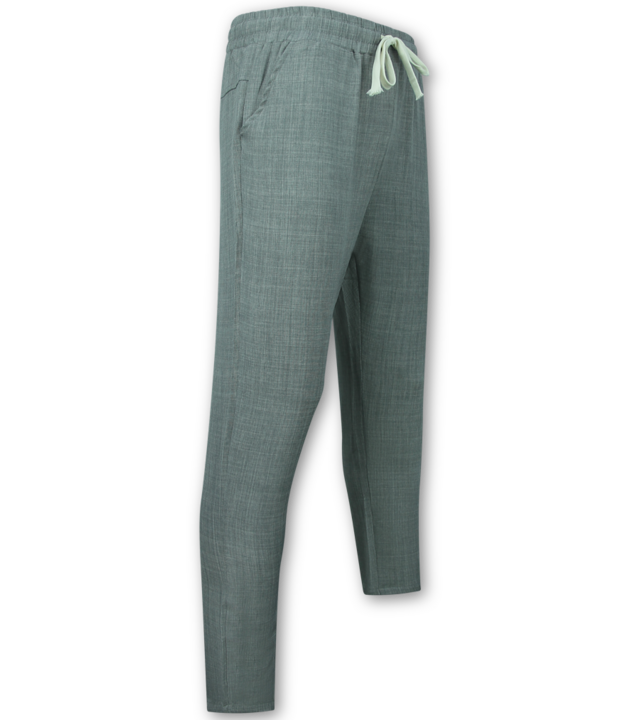 Enos Leinen Twinset – Leinen Sommerset für Herren – Leinenhemd für Herren – Sommerhose für Herren – MG 011 – Grau