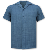 Enos Leinen Twinset – Leinen Sommerset für Herren – Leinenhemd für Herren – Sommerhose für Herren – MG 011 – Blau