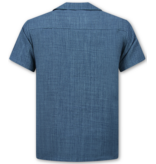 Enos Leinen Twinset – Leinen Sommerset für Herren – Leinenhemd für Herren – Sommerhose für Herren – MG 011 – Blau