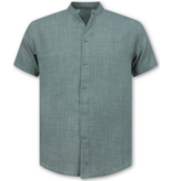 Enos Leinen Sommerset für Herren – Leinen Twinset für Herren – Leinenhemd für Herren – Sommerhose für Herren – MG 012 – Grau