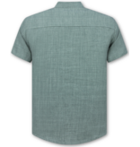 Enos Leinen Sommerset für Herren – Leinen Twinset für Herren – Leinenhemd für Herren – Sommerhose für Herren – MG 012 – Grau