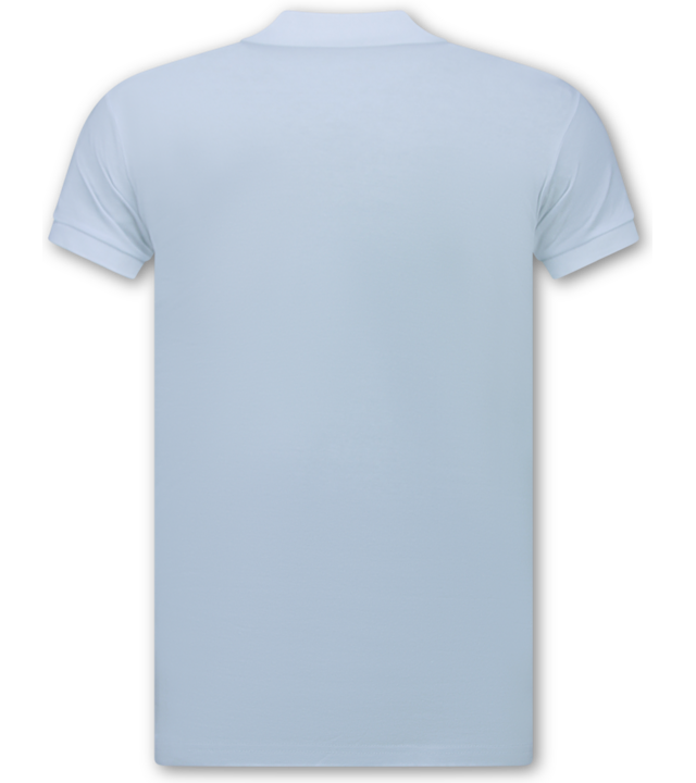 True Rise Herren Polohemd – Kurzarm Poloshirt für Herren – Slim Fit – A150 – Weiß