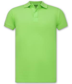 True Rise Herren Poloshirt – Kurzarm Poloshirt für Herren – Slim Fit – A150 – Grün