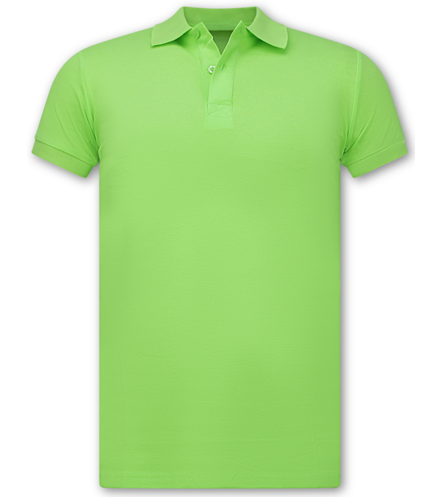 True Rise Herren Poloshirt – Kurzarm Poloshirt für Herren – Slim Fit – A150 – Grün