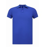 True Rise Herren Poloshirt – Kurzarm Poloshirt für Herren – Slim Fit – A150 – Kobaltblau
