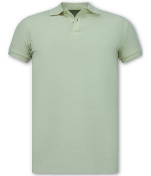 True Rise Poloshirt für Herren – Kurzarm Poloshirt – Slim Fit – A150 – Beige