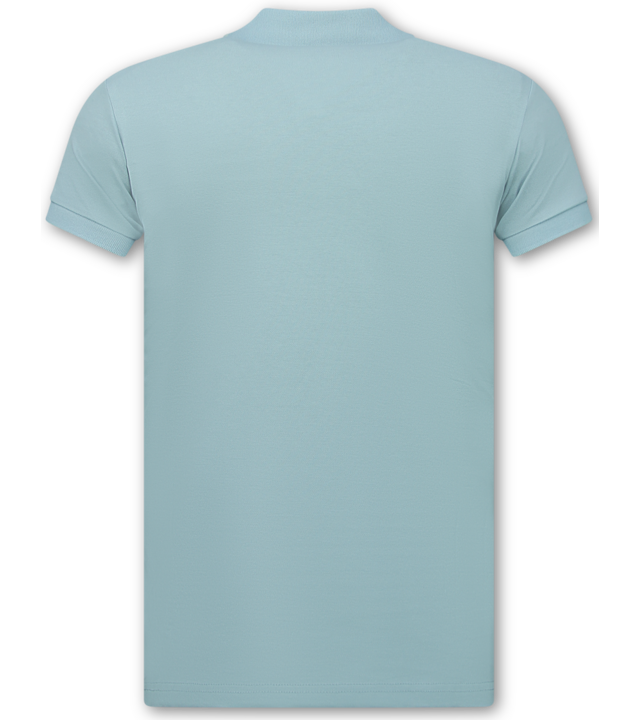 True Rise Poloshirt – Kurzarm Poloshirt für Herren – Slim Fit – A150 – Hellblau