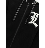 Enos  Oversized Baseballjacke – Teddyjacke für Herren mit Kapuze – Mittelschwere Jacke für Herren – 537 – Schwarz