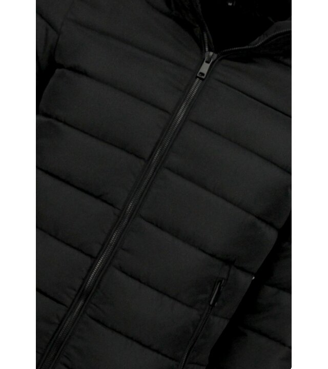 Enos Herren Kapuzenjacke – Schmale Passform – Mittelschwere Jacke – 8210 – Schwarz